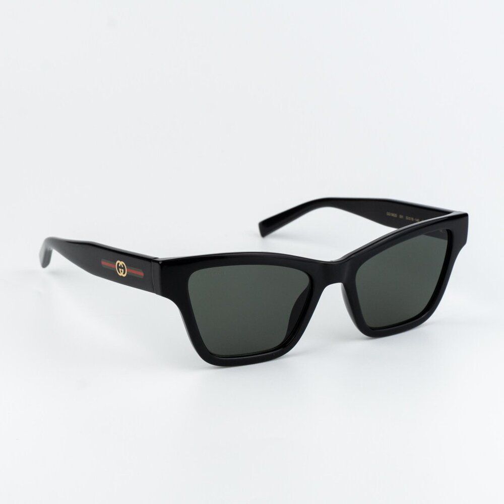 Gucci Women Sunglasses Black Grey Cat Eye GG1982S 001 NEW AUTHENTIC - Picture 3 of 10